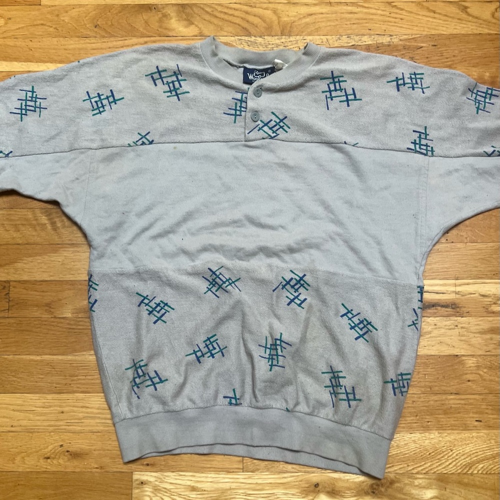 Woolrich vintage Knit shirt Medium